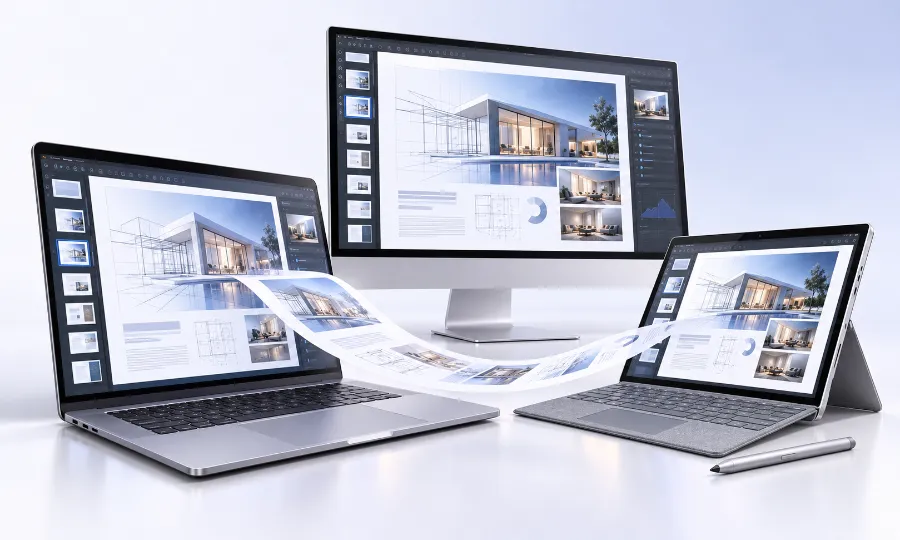 لپتاپ، مانیتور و سرفیس